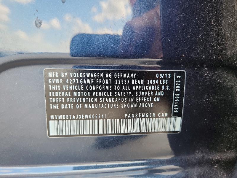 Продаж на аукціоні авто 2014 Volkswagen Golf, vin: WVWDB7AJ3EW005841, номер лоту: 64583766
