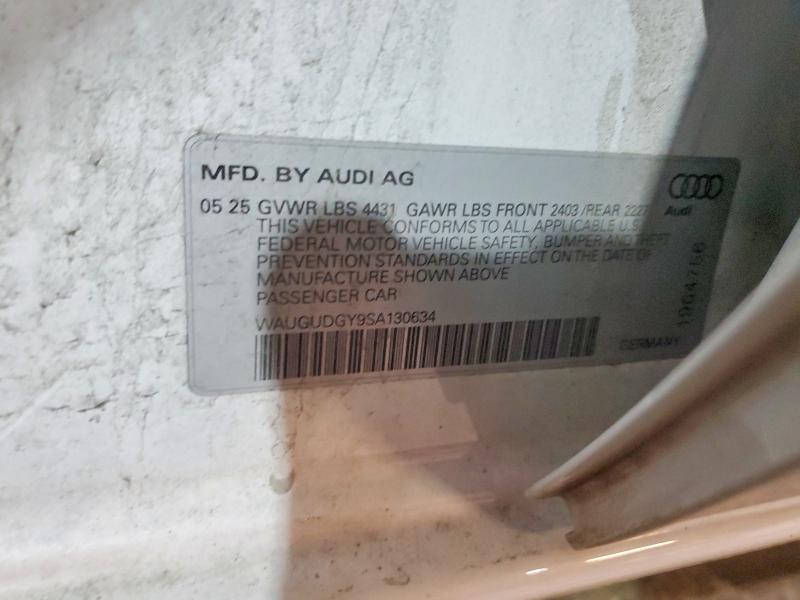 Продажа на аукционе авто 2025 Audi A3, vin: WAUGUDGY9SA130634, номер лота: 63898046