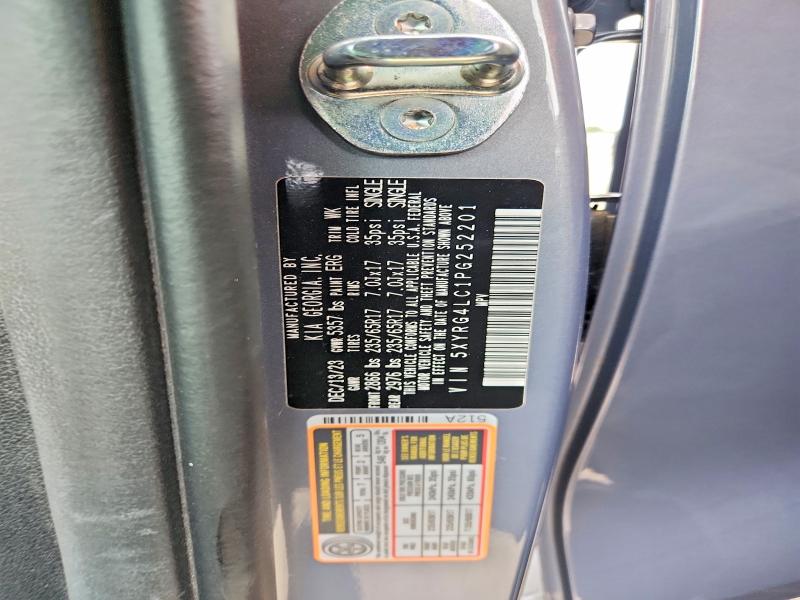 63954416 :رقم المزاد ، 5XYRG4LC1PG252201 vin ، 2023 Kia Sorento مزاد بيع