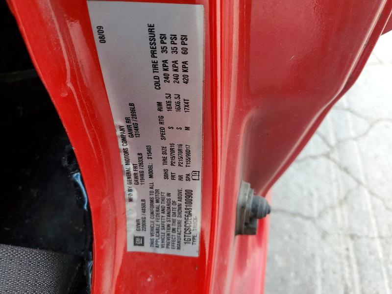 Aukcja sprzedaży 2010 Gmc Canyon, vin: 1GTCSCDE6A8100900, numer aukcji: 63874326