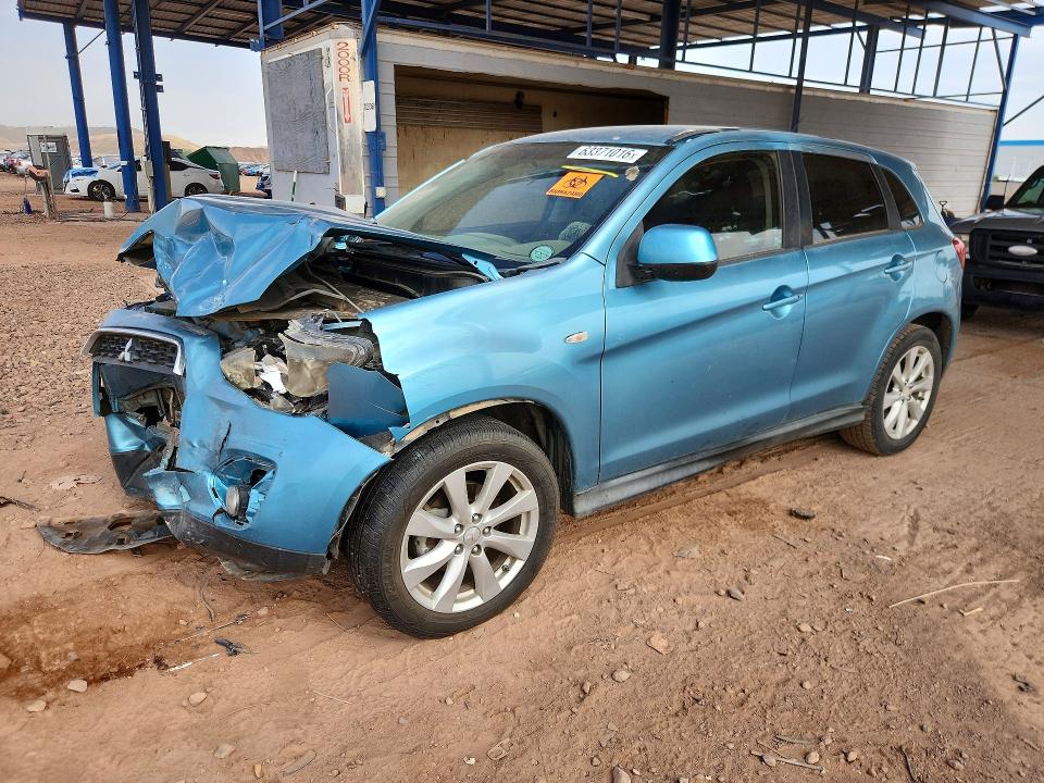 2014 Mitsubishi Outlander Sport მანქანა იყიდება აუქციონზე, vin: 4A4AP3AU7EE026553, აუქციონის ნომერი: 63371016