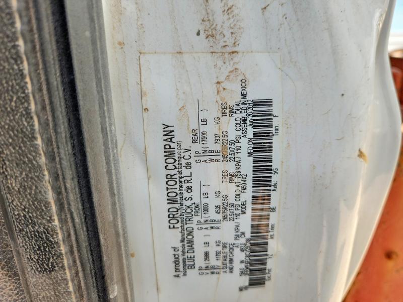 Продажа на аукционе авто 2012 Ford F650, vin: 3FRWF6FC8CV297286, номер лота: 65015256