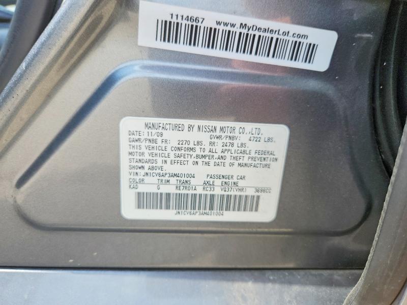 Продажа на аукционе авто 2010 Infiniti G37 Sedan, vin: JN1CV6AP3AM401004, номер лота: 65998536