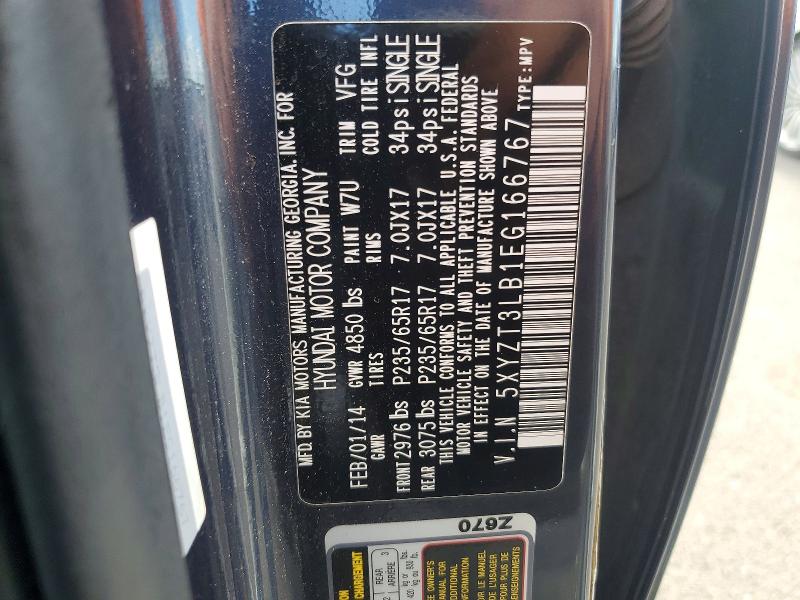 Продаж на аукціоні авто 2014 Hyundai Santa Fe Sport, vin: 5XYZT3LB1EG166767, номер лоту: 63749116