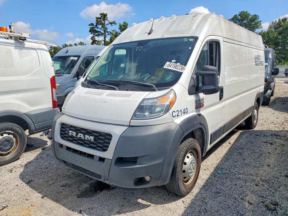 64190236 :رقم المزاد ، 3C6LRVDG7NE109066 vin ، 2022 Ram Promaster 2500 مزاد بيع