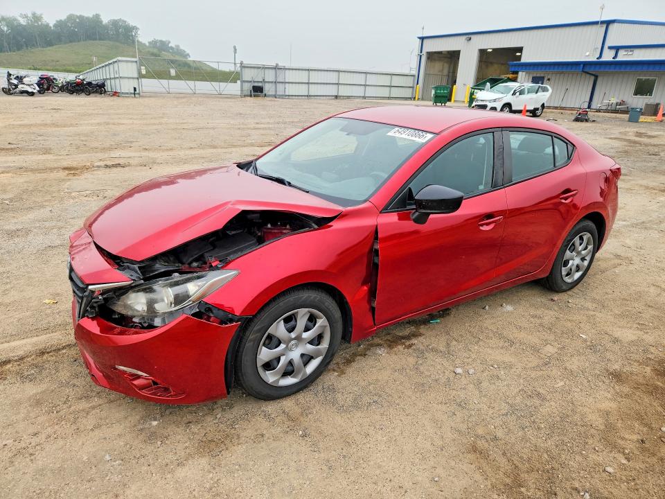 64910866 :رقم المزاد ، JM1BM1T72F1230329 vin ، 2015 Mazda 3 مزاد بيع