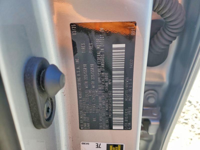 2025 Toyota Corolla Cross Hybrid მანქანა იყიდება აუქციონზე, vin: 7MUFBABGXSV075962, აუქციონის ნომერი: 66632546