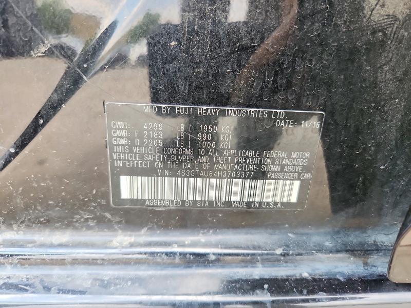 Продаж на аукціоні авто 2017 Subaru Impreza, vin: 4S3GTAU64H3703377, номер лоту: 63619276