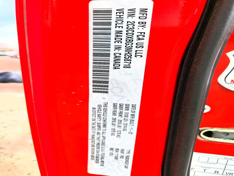 Aukcja sprzedaży 2022 Dodge Charger, vin: 2C3CDXBG3NH258718, numer aukcji: 64334036
