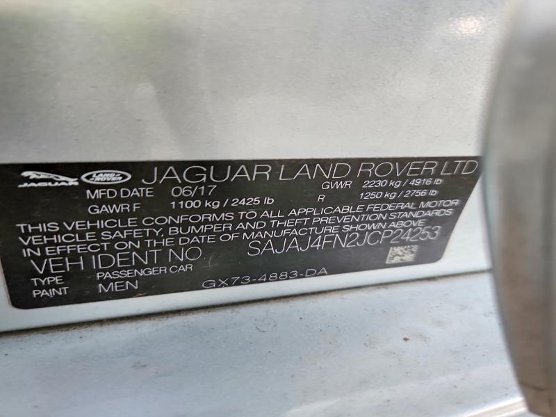 Aukcja sprzedaży 2018 Jaguar Xe, vin: SAJAJ4FN2JCP24253, numer aukcji: 65307456