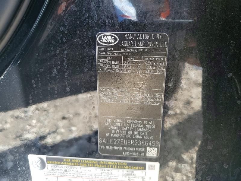 Продаж на аукціоні авто 2024 Land Rover Defender, vin: SALE27EU8R2356453, номер лоту: 65499266