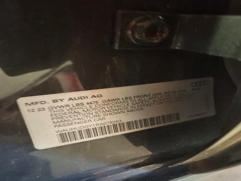 Aukcja sprzedaży 2024 Audi A3, vin: WAUHUDGY1RA078253, numer aukcji: 64209826