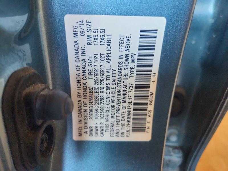 Aukcja sprzedaży 2014 Honda Cr-v, vin: 2HKRM4H79EH717737, numer aukcji: 66897536