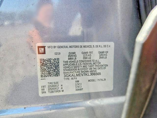 Aukcja sprzedaży 2019 Gmc Terrain, vin: 3GKALMEV7KL306565, numer aukcji: 66587576