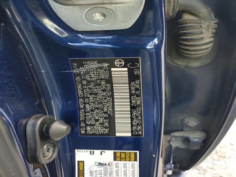 2014 Toyota Prius მანქანა იყიდება აუქციონზე, vin: JTDKN3DU2E1827668, აუქციონის ნომერი: 63556846