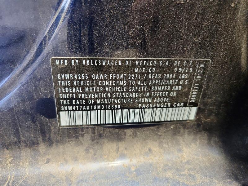 Aukcja sprzedaży 2016 Volkswagen Gti, vin: 3VW4T7AU1GM018899, numer aukcji: 65921496