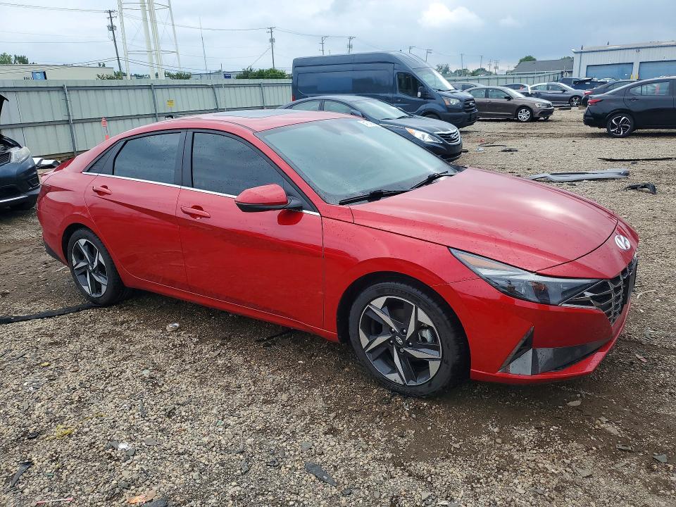 64124806 :رقم المزاد ، 5NPLP4AG9MH036175 vin ، 2021 Hyundai Elantra مزاد بيع