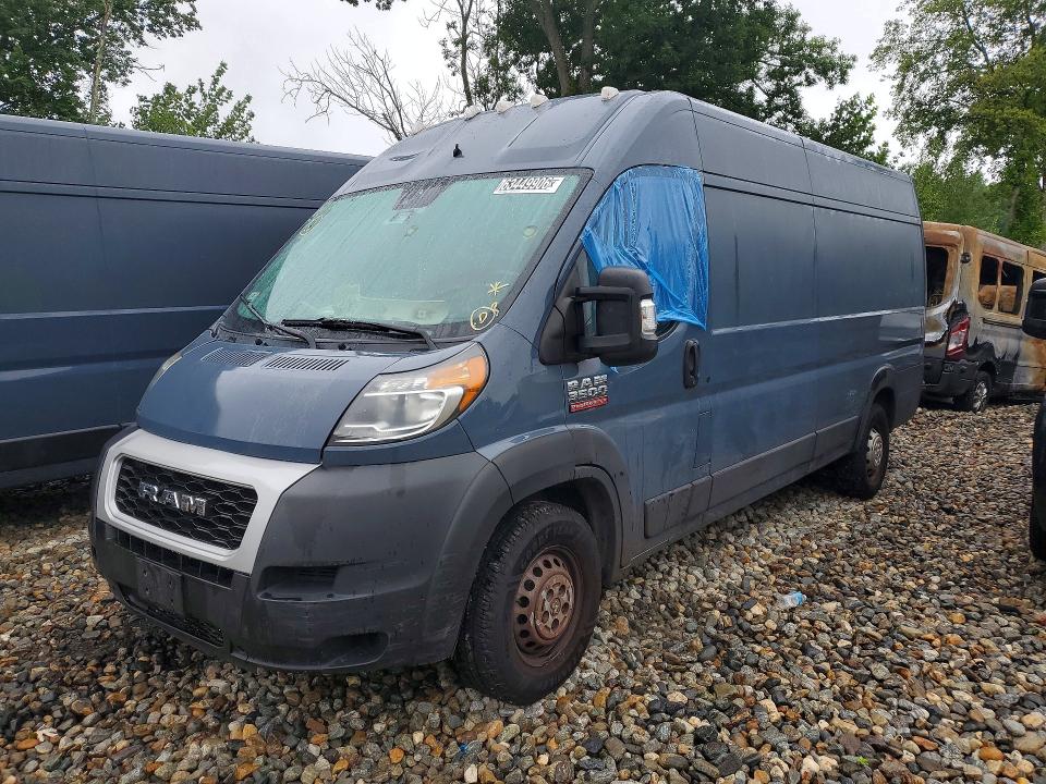 Продаж на аукціоні авто 2021 Ram Promaster 3500, vin: 3C6MRVJG1ME544348, номер лоту: 63449906