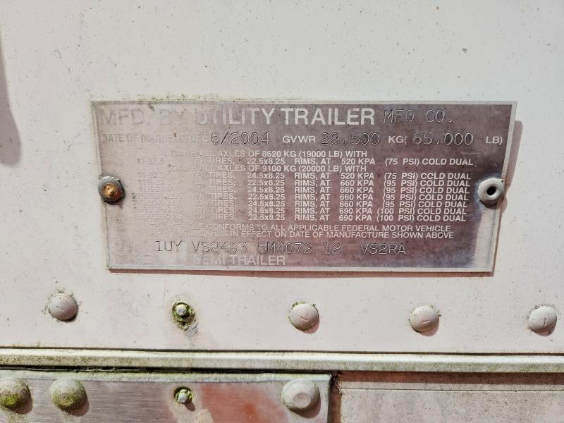 63768186 :رقم المزاد ، 1UYVS24835M407212 vin ، 2005 Utility Trailer Trailer مزاد بيع