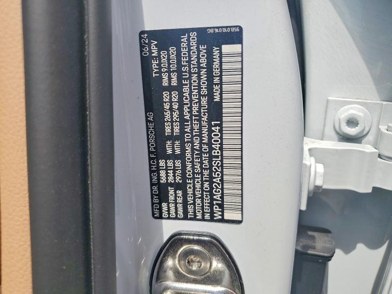 Aukcja sprzedaży 2025 Porsche Macan, vin: WP1AG2A52SLB40041, numer aukcji: 65302676