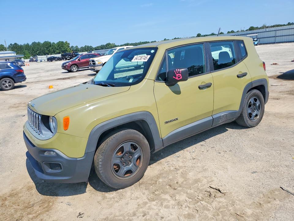 64738746 :رقم المزاد ، ZACCJAAH0FPB76416 vin ، 2015 Jeep Renegade مزاد بيع