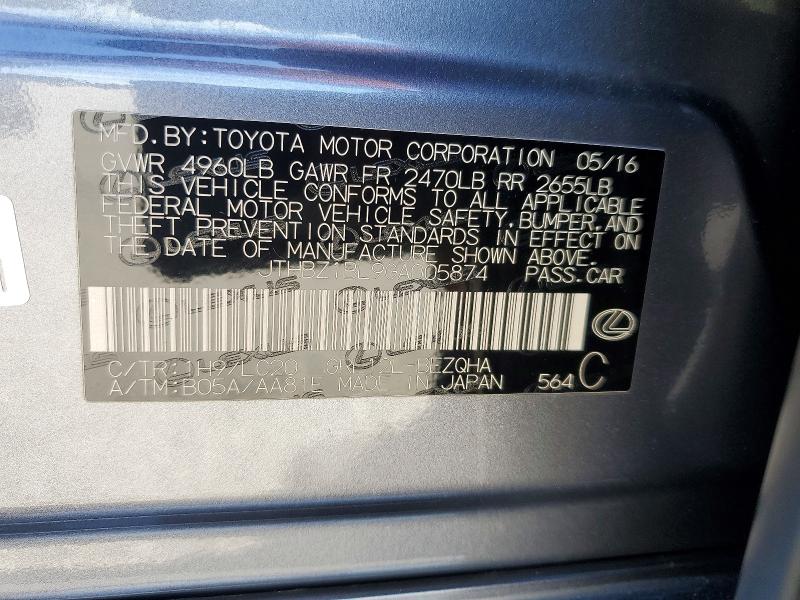 Продаж на аукціоні авто 2016 Lexus Gs 350, vin: JTHBZ1BL9GA005874, номер лоту: 65506446