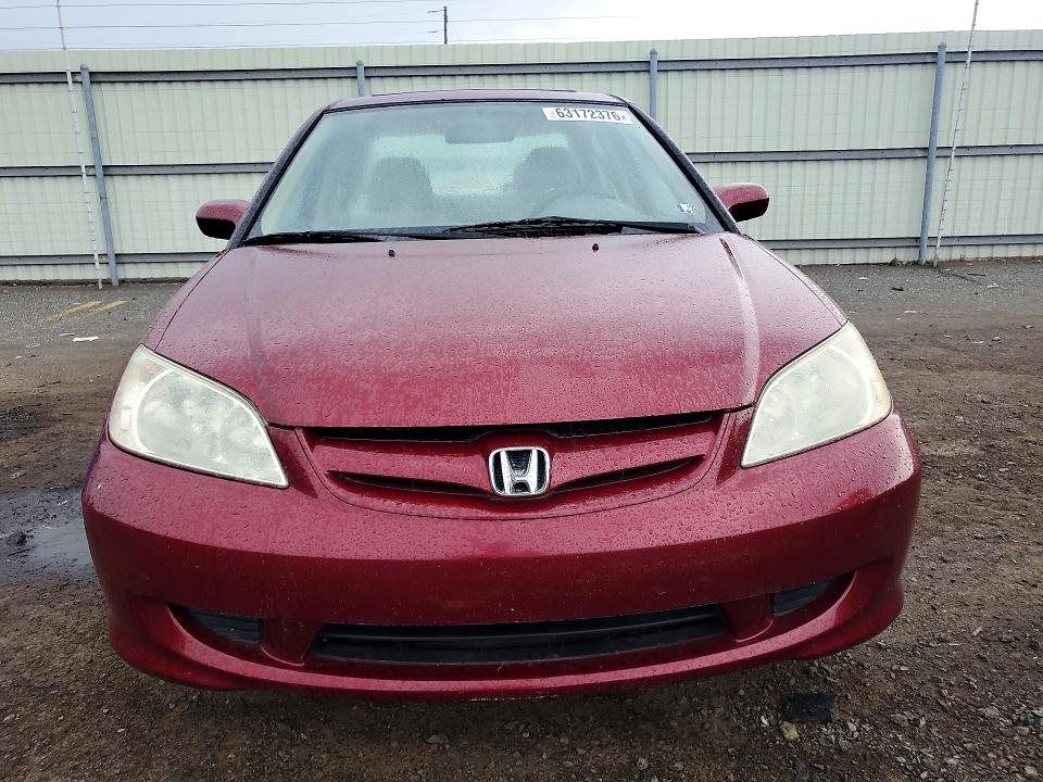 Aukcja sprzedaży 2005 Honda Civic, vin: 2HGES26725H531852, numer aukcji: 63172376