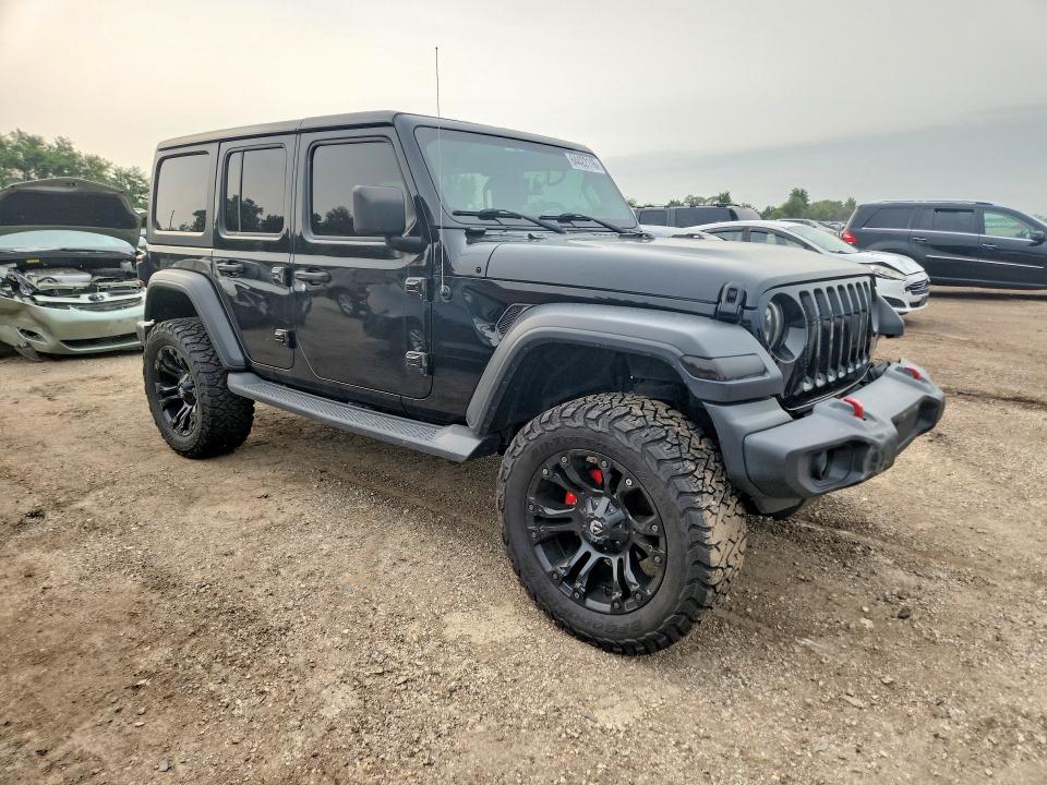 2018 Jeep Wrangler Unlimited მანქანა იყიდება აუქციონზე, vin: 1C4HJXDGXJW131743, აუქციონის ნომერი: 64422116
