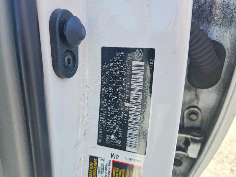 64496036 :رقم المزاد ، 4T4BF3EKXBR132974 vin ، 2011 Toyota Camry مزاد بيع