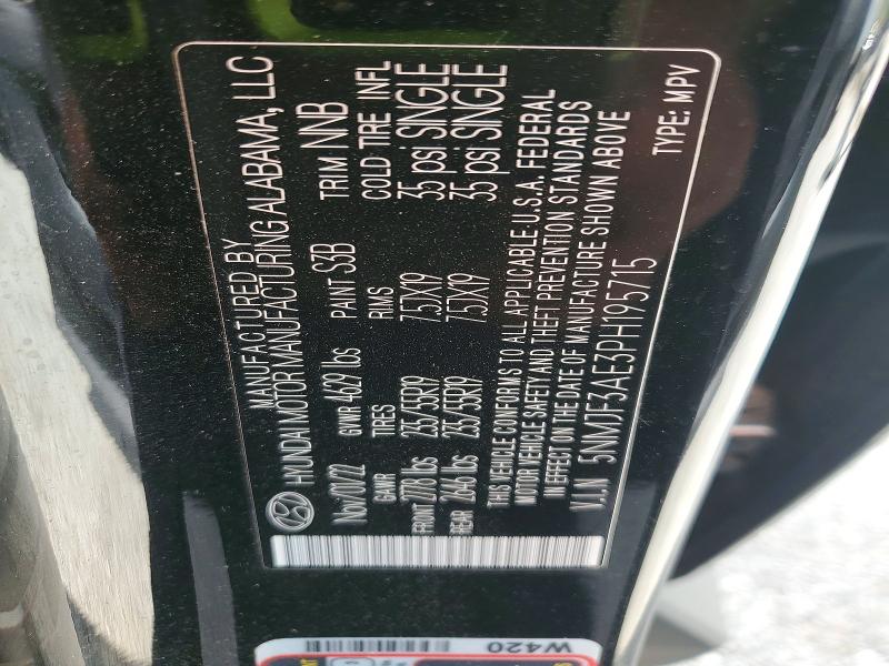 Продажа на аукционе авто 2023 Hyundai Tucson, vin: 5NMJF3AE3PH195715, номер лота: 65939556