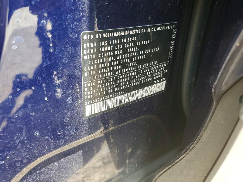 Продаж на аукціоні авто 2024 Volkswagen Tiguan, vin: 3VV3B7AX2RM005384, номер лоту: 64894066