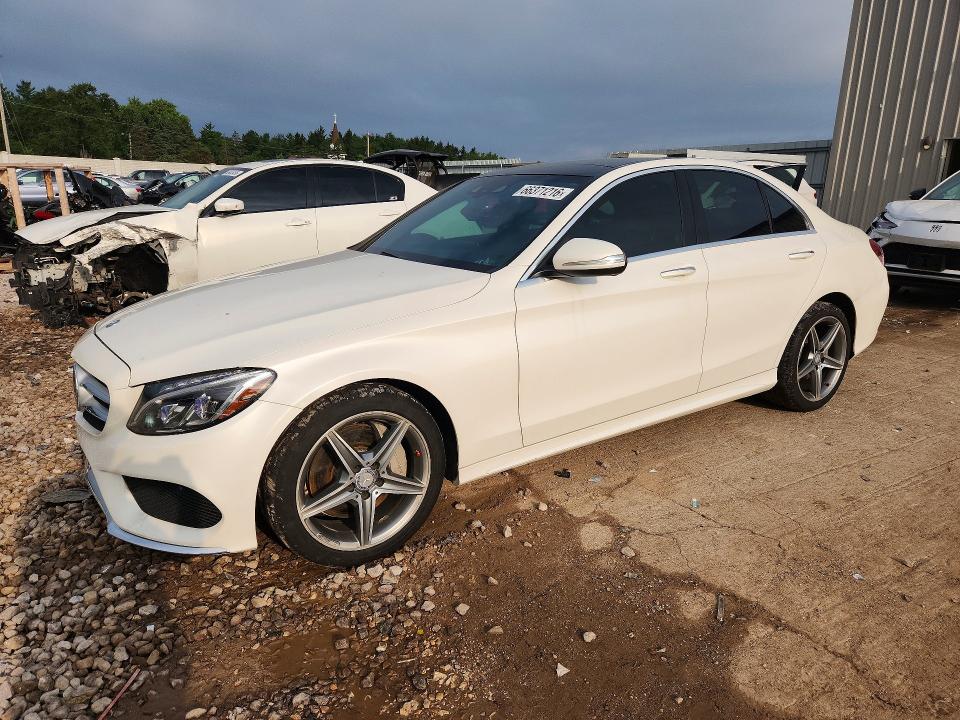 Auction sale of the 2015 Mercedes-benz C, vin: 55SWF4KB0FU041591, lot number: 66371216