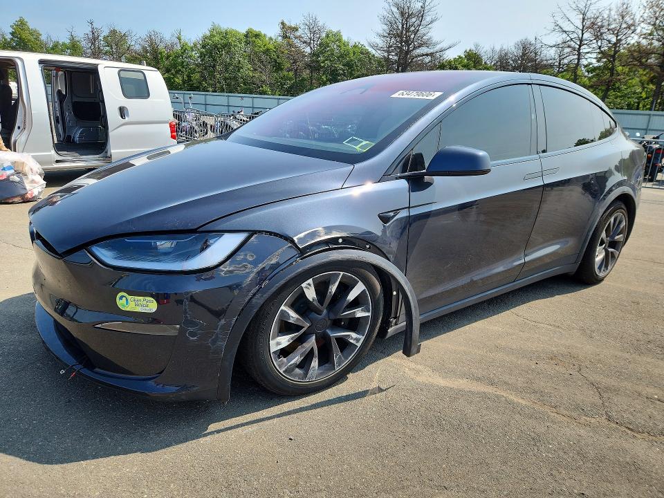 63479606 :رقم المزاد ، 7SAXCBE51SF464993 vin ، 2025 Tesla Model X مزاد بيع