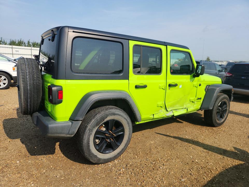 Продажа на аукционе авто 2021 Jeep Wrangler Unlimited, vin: 1C4HJXDN4MW832720, номер лота: 63744996
