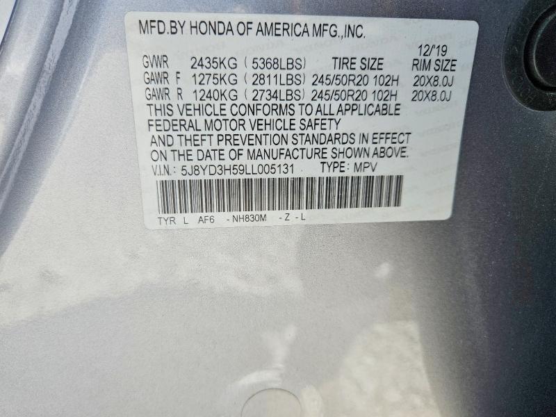 Продажа на аукционе авто 2020 Acura Mdx, vin: 5J8YD3H59LL005131, номер лота: 64981196
