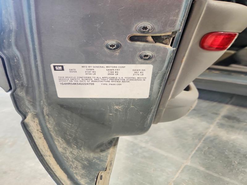 Продажа на аукционе авто 2004 Buick Lesabre, vin: 1G4HR54K64U224708, номер лота: 64368916
