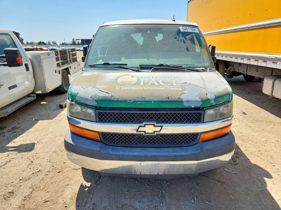 2011 Chevrolet Express G3500 მანქანა იყიდება აუქციონზე, vin: 1GAZG1FG4B1110570, აუქციონის ნომერი: 64011886