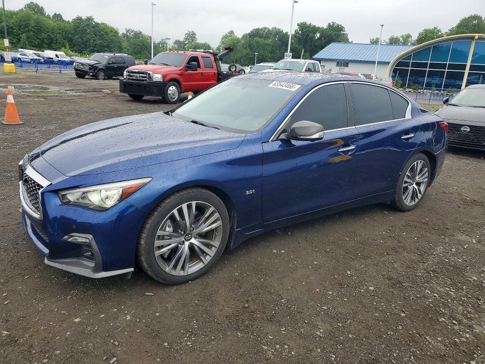 2018 Infiniti Q50 მანქანა იყიდება აუქციონზე, vin: JN1EV7AR1JM432378, აუქციონის ნომერი: 63543466