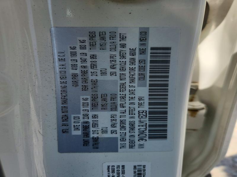64893806 :رقم المزاد ، 3MVDMACL8LM116239 vin ، 2020 Mazda Cx-30 مزاد بيع