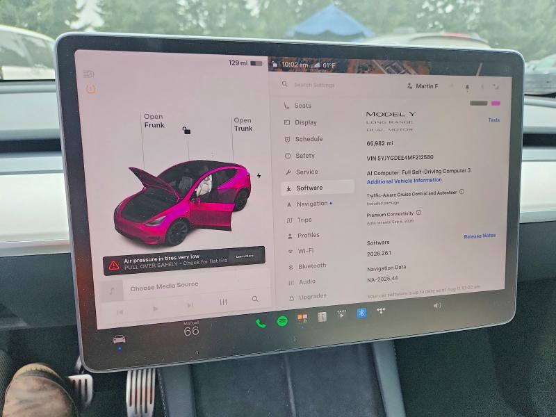 64479636 :رقم المزاد ، 5YJYGDEE4MF212580 vin ، 2021 Tesla Model Y مزاد بيع