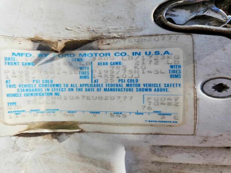 Aukcja sprzedaży 1984 Ford Ranger, vin: 1FTBR10A7EUB20777, numer aukcji: 66539436
