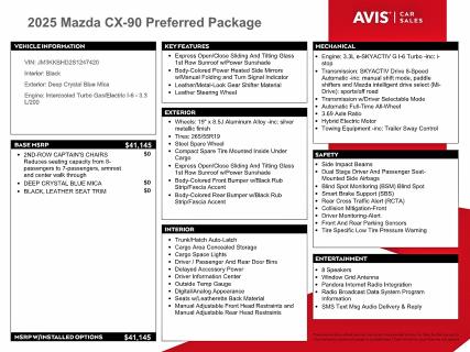 Продажа на аукционе авто 2025 Mazda Cx-90, vin: JM3KKBHD2S1247420, номер лота: 63322506