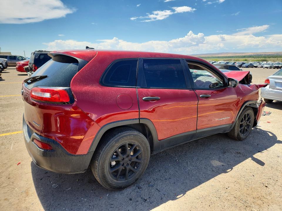 2015 Jeep Cherokee მანქანა იყიდება აუქციონზე, vin: 1C4PJLAB1FW589854, აუქციონის ნომერი: 65661636