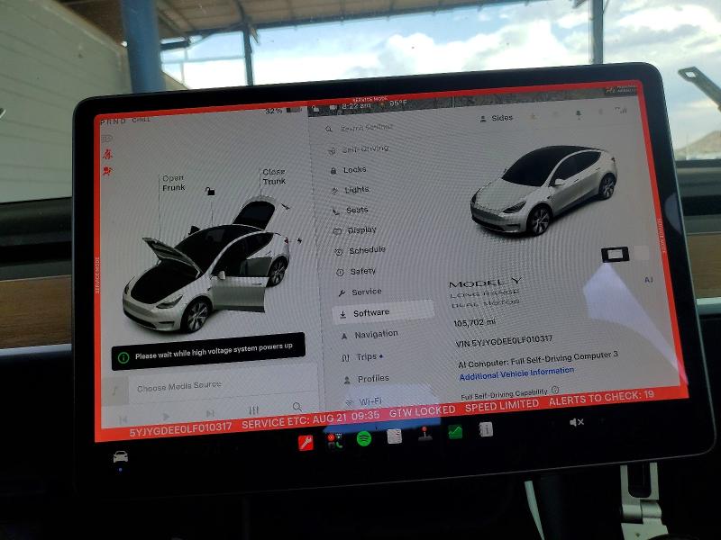 Aukcja sprzedaży 2020 Tesla Model Y, vin: 5YJYGDEE0LF010317, numer aukcji: 65907686