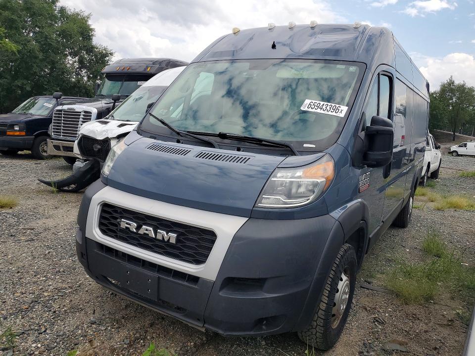 2020 Ram Promaster 3500 მანქანა იყიდება აუქციონზე, vin: 3C6URVJG1LE140500, აუქციონის ნომერი: 65943396