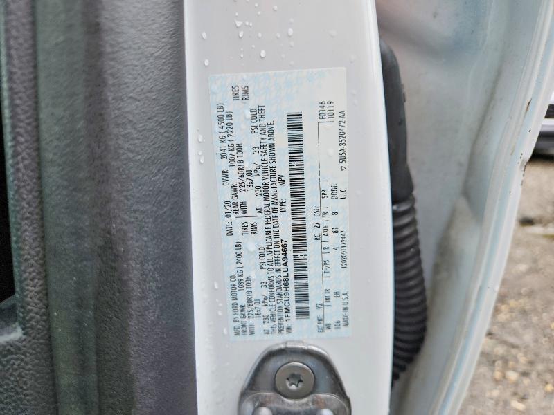 Продаж на аукціоні авто 2020 Ford Escape, vin: 1FMCU9H68LUA94667, номер лоту: 63854996