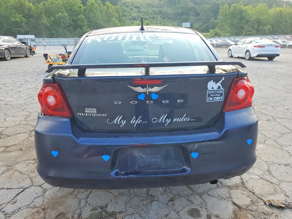 63340736 :رقم المزاد ، 1C3CDZAB6EN189323 vin ، 2014 Dodge Avenger مزاد بيع