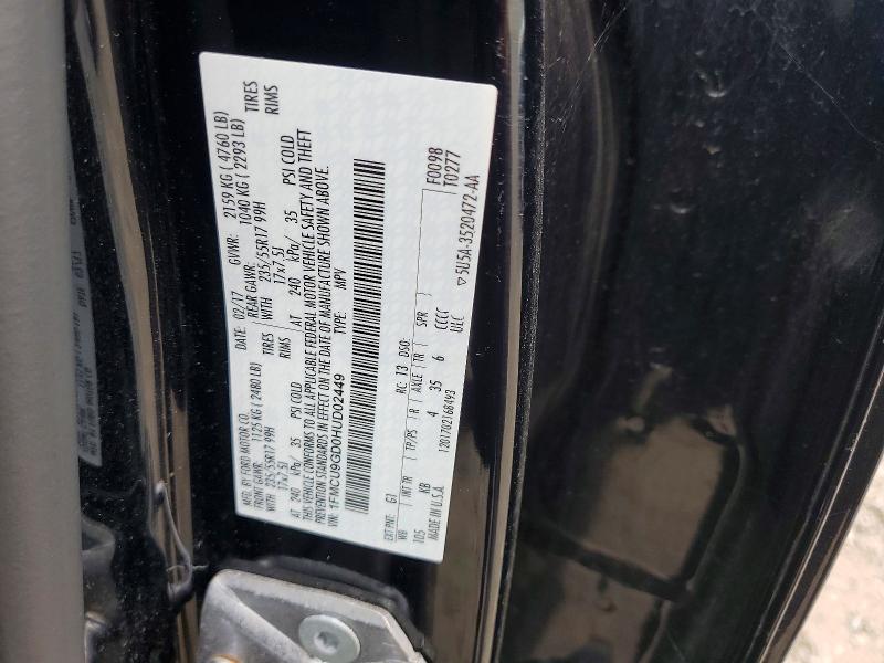 Aukcja sprzedaży 2017 Ford Escape, vin: 1FMCU9GD0HUD02449, numer aukcji: 65059016