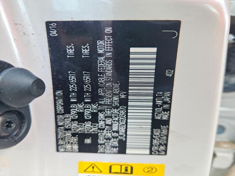 Aukcja sprzedaży 2016 Lexus Nx 200t, vin: JTJYARBZXG2039870, numer aukcji: 64114426