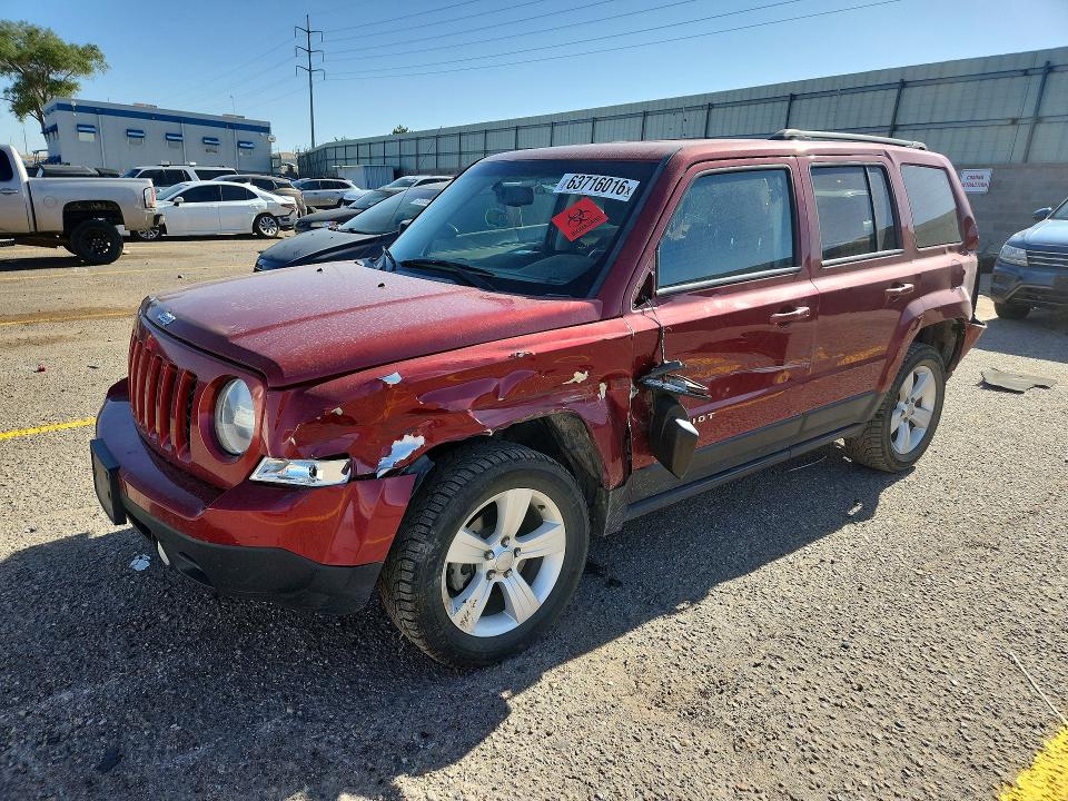 2016 Jeep Patriot მანქანა იყიდება აუქციონზე, vin: 1C4NJRFB8GD696092, აუქციონის ნომერი: 63716016